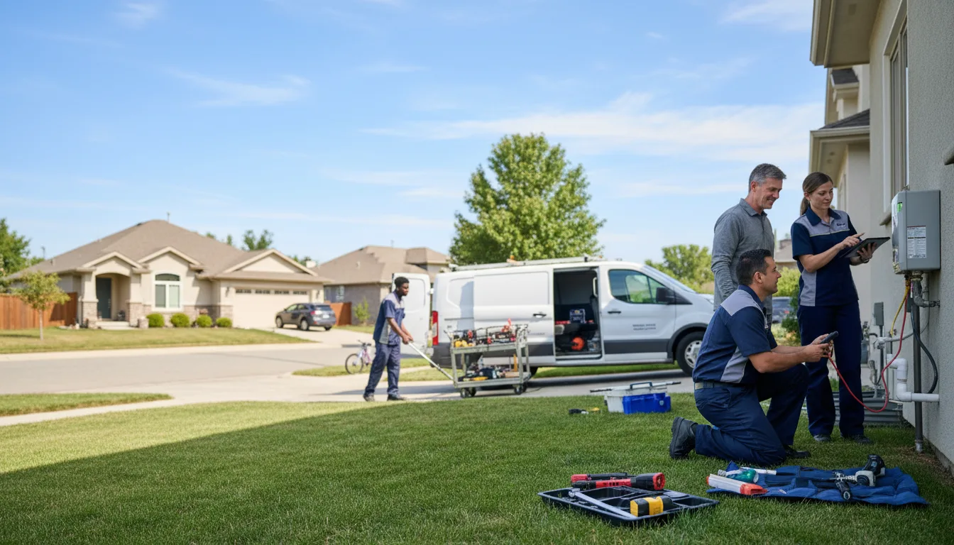Tankless water heater service in Milan, PA